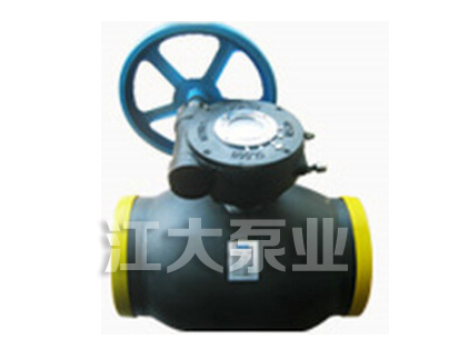 蝸輪全焊接球閥